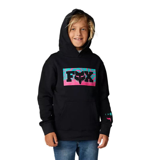 FOX YTH NUKLR PO FLEECE BLK YL