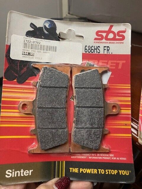 Sbs Brake Pad Sbs 686Hs 1722-0702 Front 686HS