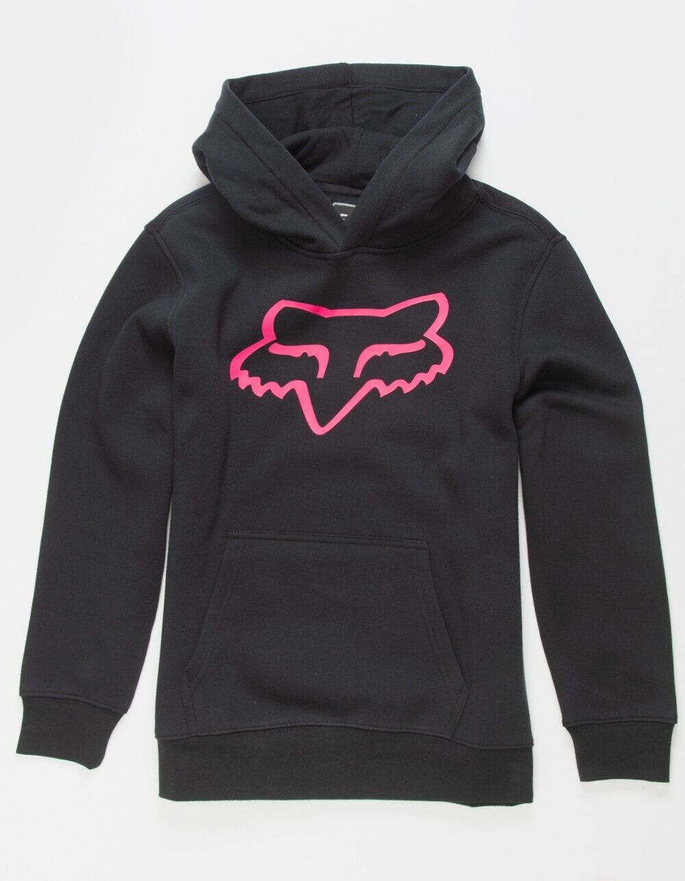 FOX YOUTH LEGACY PULLOVER FLEECE BLACK/PINK YM