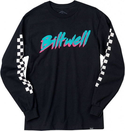 BILTWELL TEE 1985 L/S BLK SM