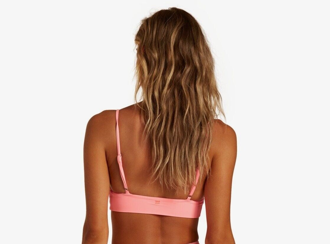 Billabong Sol Searcher Banded Bikini Top Pink, Small