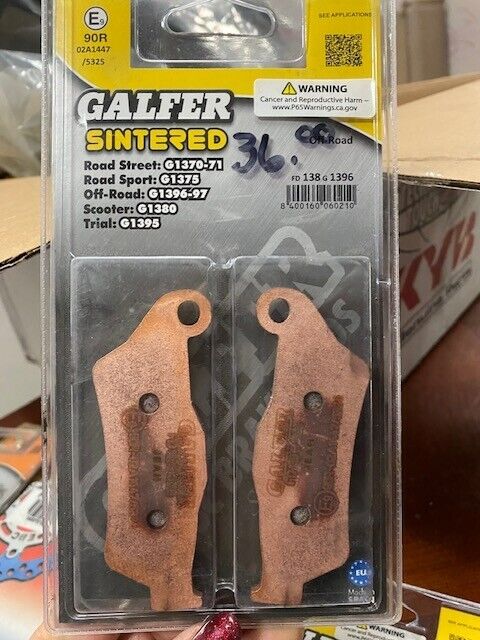 GALFER BRAKE PADS SINTERED FD138G1396 17-138H