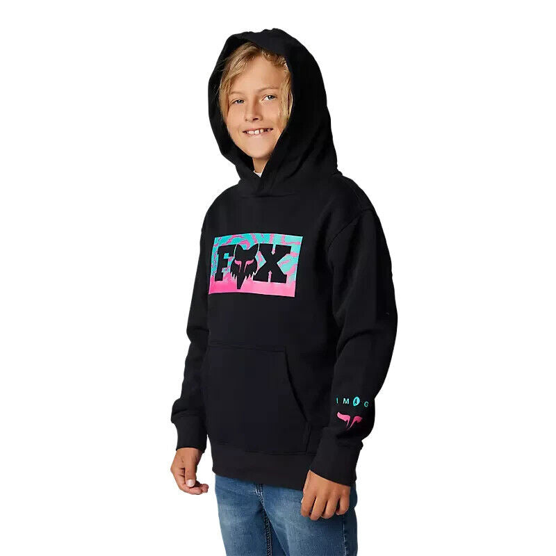 FOX YTH NUKLR PO FLEECE BLK YM